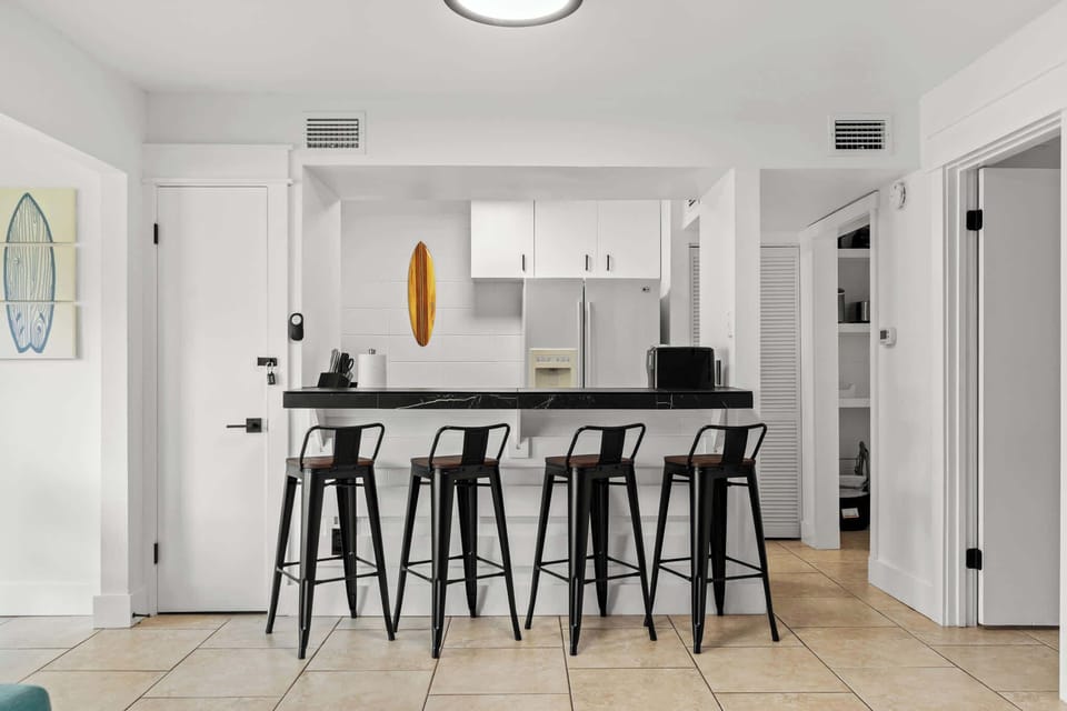 ...or even a convenient workspace if you're on a work-from-home trip!