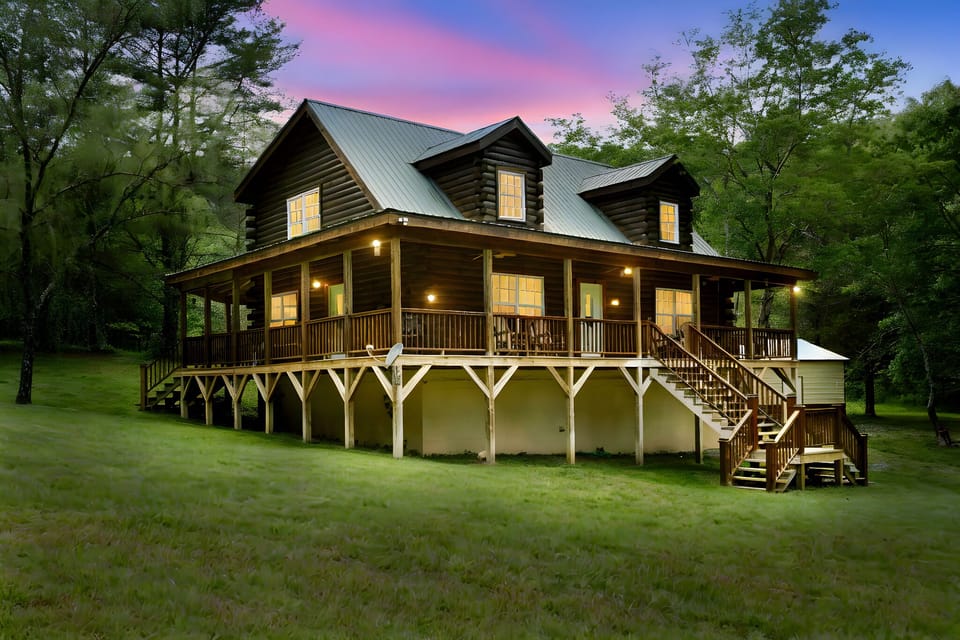 Welcome to Stone Country, your real log cabin (and pet friendly) retreat!