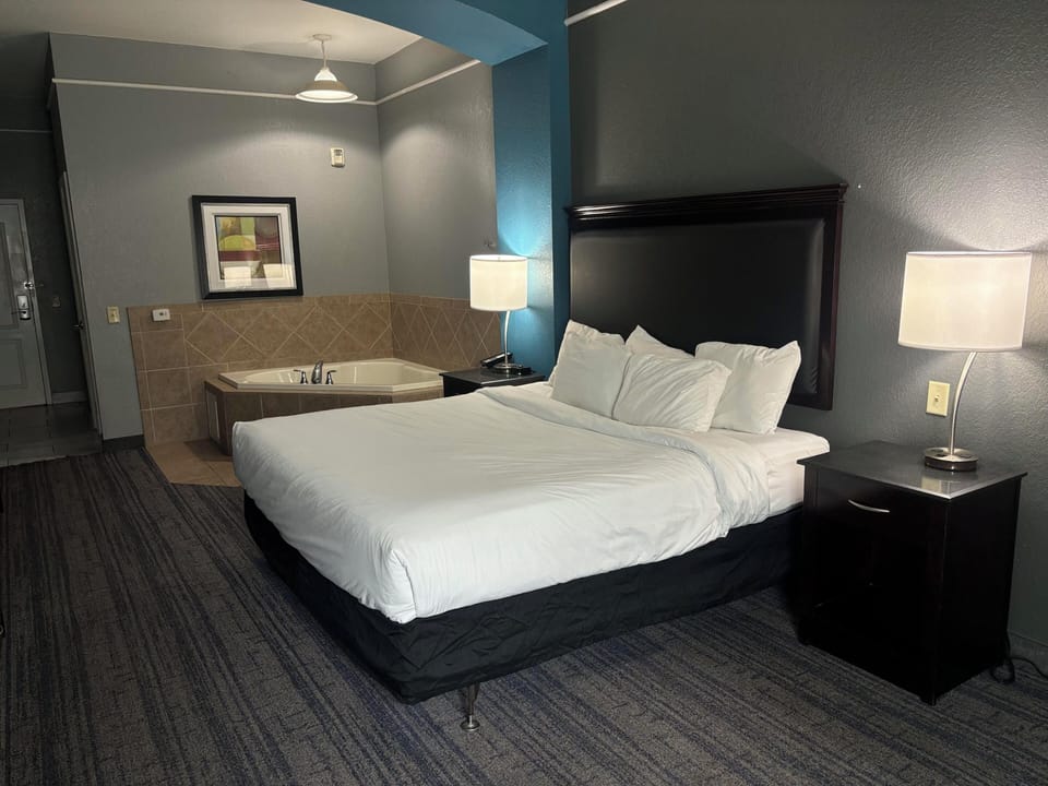 Standard Room, 1 King Bed, Non Smoking, Jetted Tub | Premium bedding, down comforters, pillowtop beds, desk