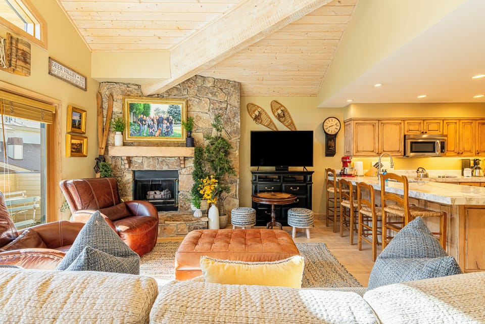 Plenty of comfortable seating for gatherings or watching TV