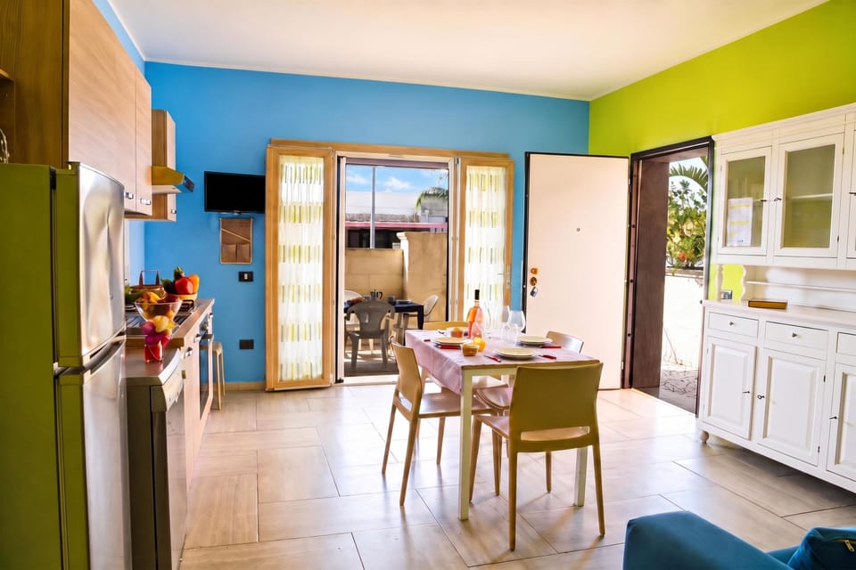Kitchen and dining area