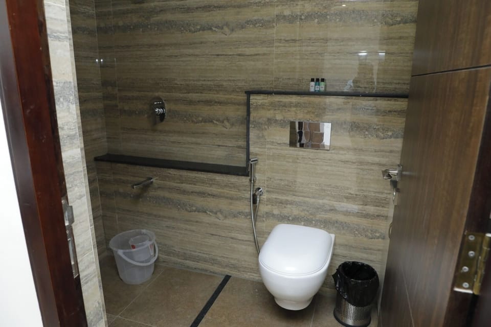 Deluxe Double Room | Bathroom | Free toiletries, towels, soap, shampoo