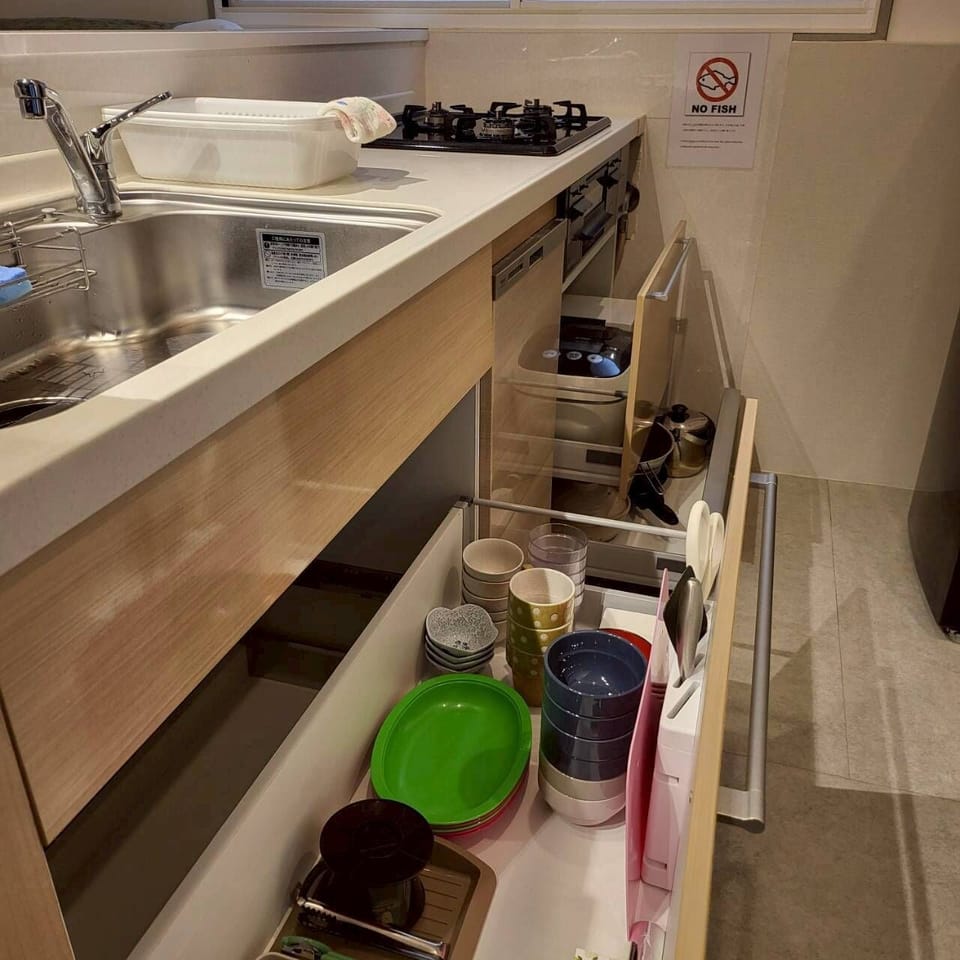 Family Apartment, Multiple Beds, Non Smoking, Ground Floor | Private kitchen | Fridge, microwave, stovetop, coffee/tea maker