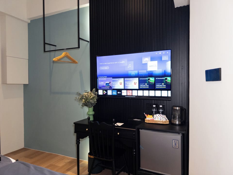 Standard Twin Room, City View | Television