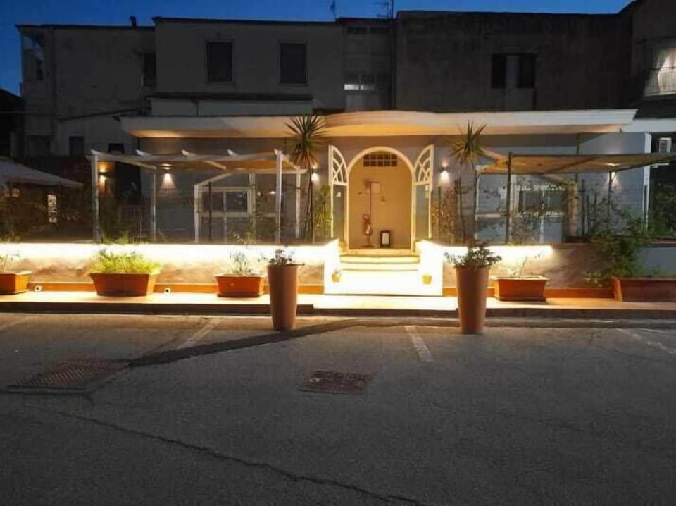 Front of property - evening/night