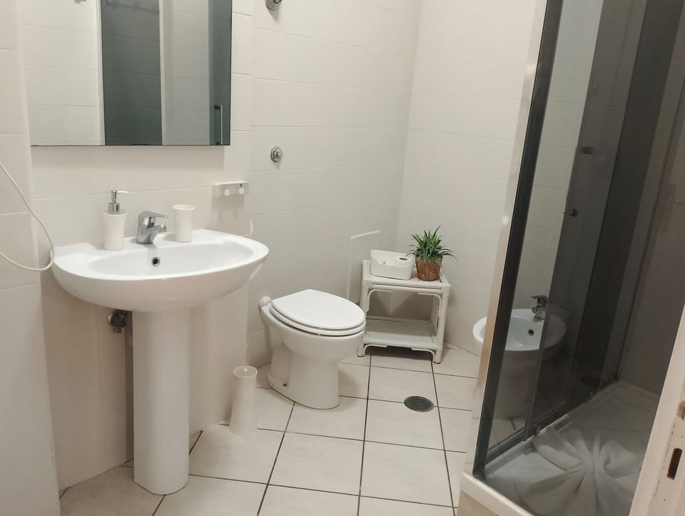 Family Room | Bathroom | Shower, hair dryer, towels, soap