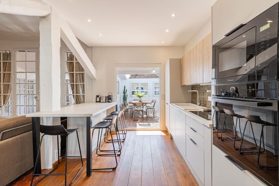 Kitchen, Living Room