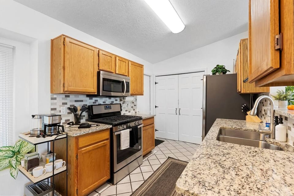 Dining Area and kitchen with coffee maker
