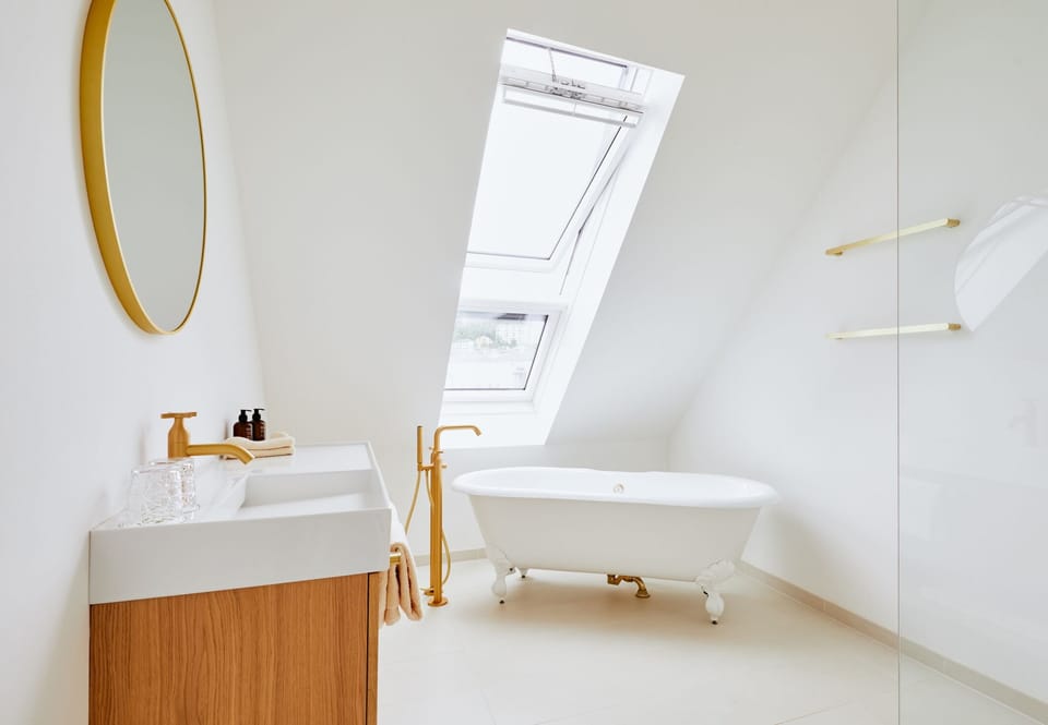 Luxury Loft, City View | Bathroom | Slippers