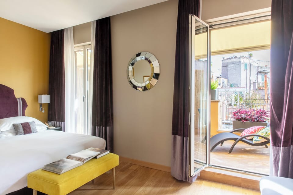 Deluxe Double or Twin Room with Terrace, City View | View from room