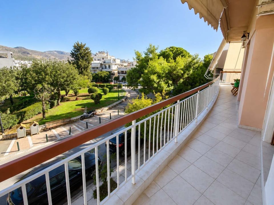 Private balcony of the accommodation