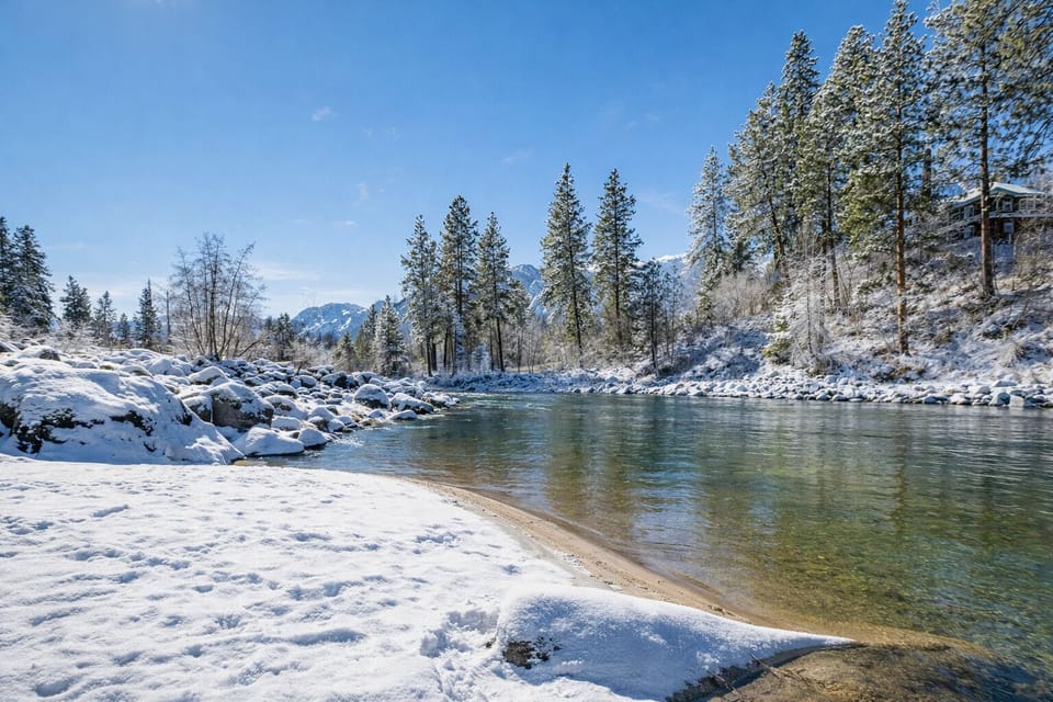 Winter on the Wenatchee River