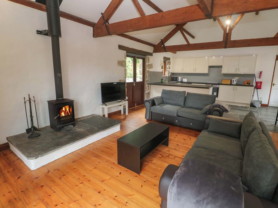Cottage | Living area | Fireplace
