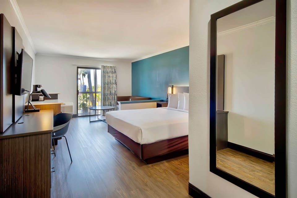 In-room safe, desk, blackout drapes, iron/ironing board