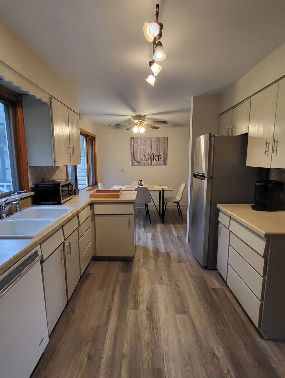 kitchen with dining area