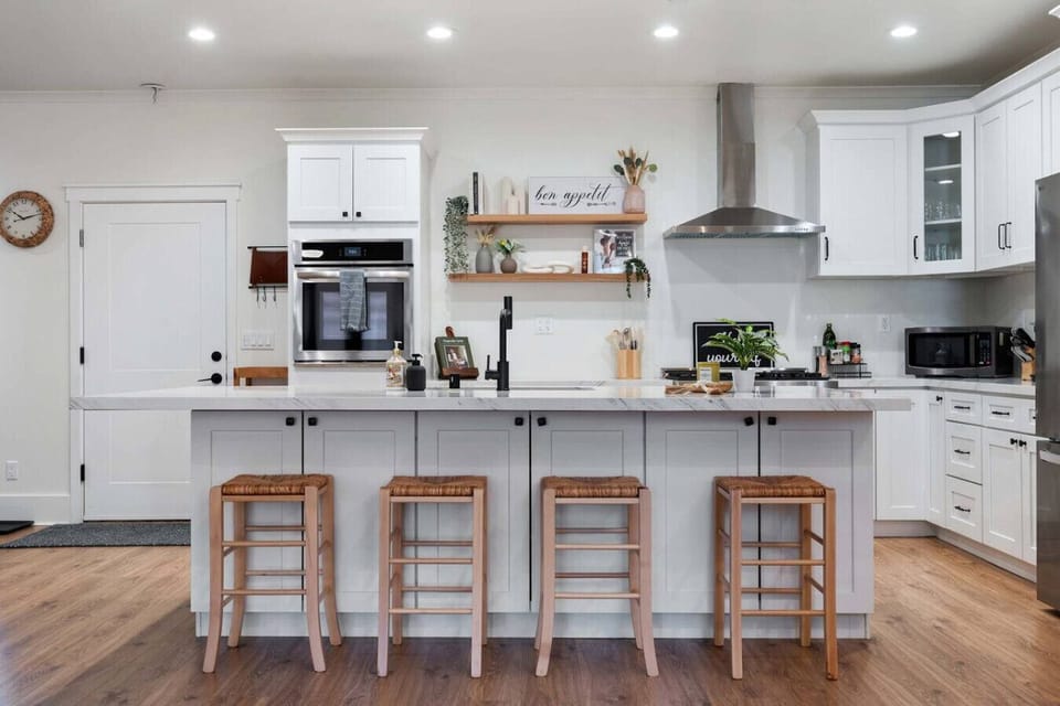 Bar Seating to watch your family chef in action!
