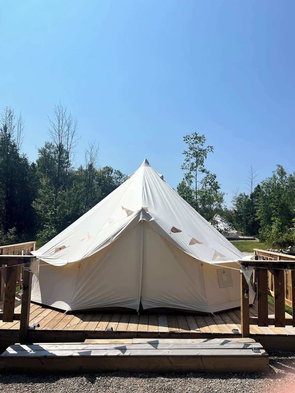 Deer Crossing Glamping tent near The Grotto