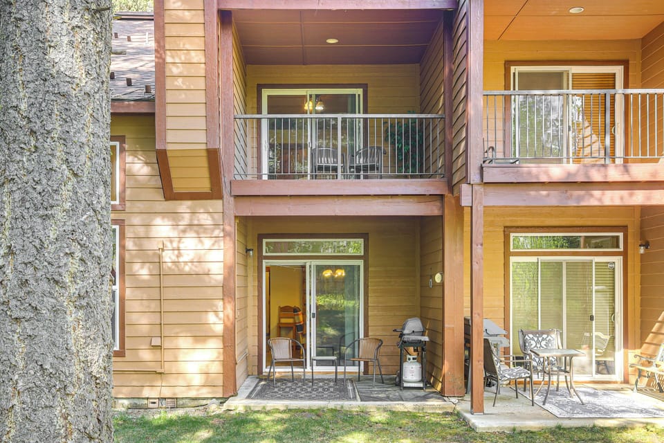 Condo Exterior | Patio | Gas Grill | Covered Balcony
