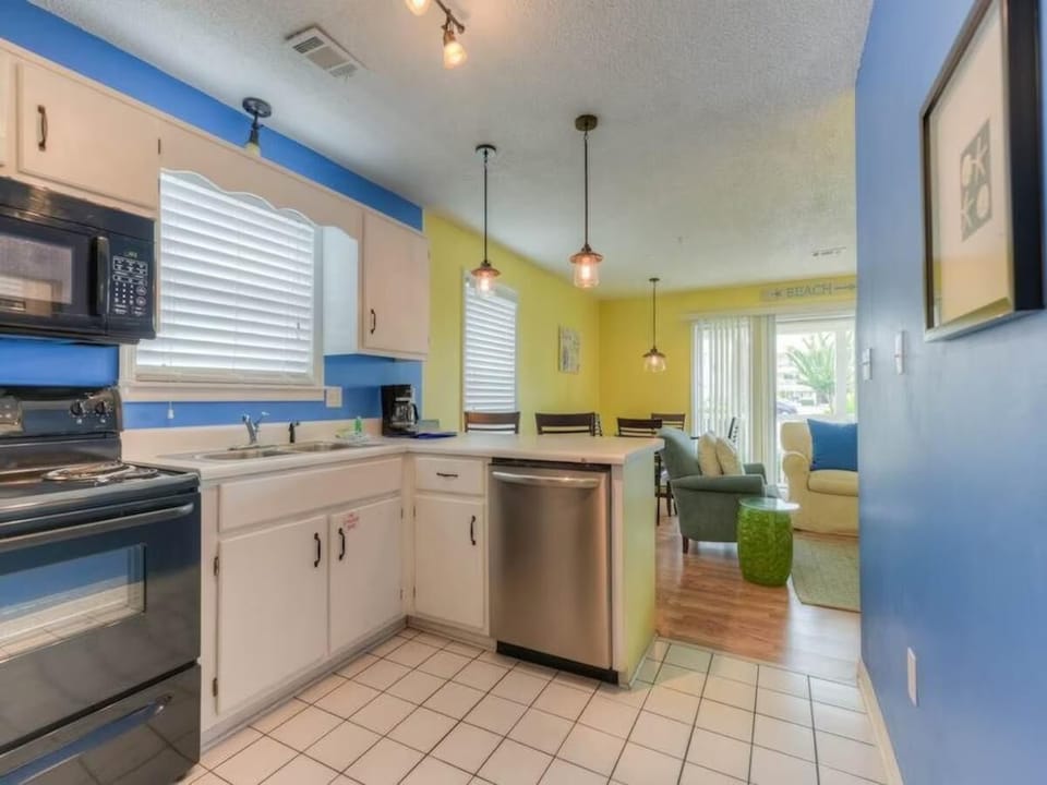 Condo, Multiple Beds (St. Martin Beachwalk Villas 214) | Private kitchen | Oven, toaster