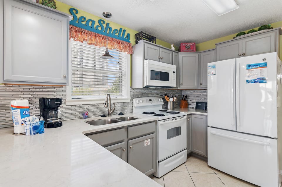 Condo, Multiple Beds (St. Martin Beachwalk Villas 221) | Private kitchen | Oven, toaster