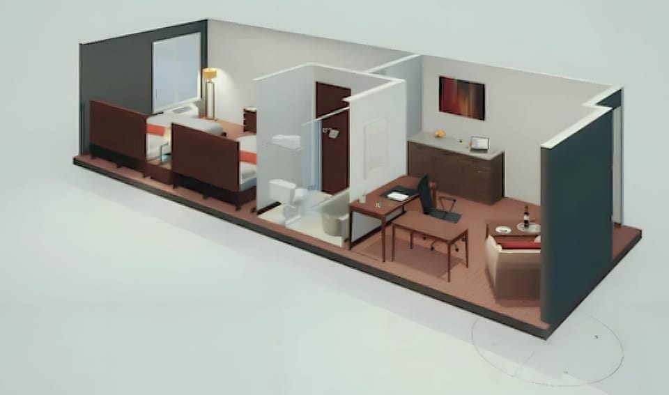 Premium bedding, in-room safe, desk, laptop workspace