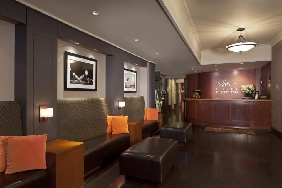 Arrive to a warm welcome in the stylish reception lounge.