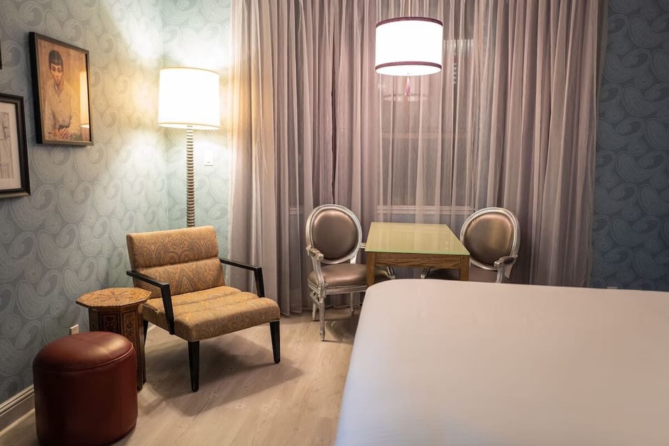 Sip coffee by the window and plan your day.
