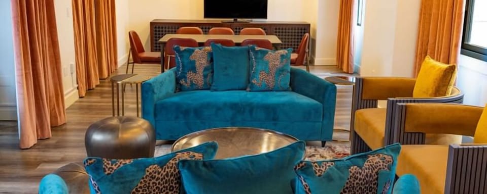 Gather on plush seating and enjoy relaxed, design-forward comfort.