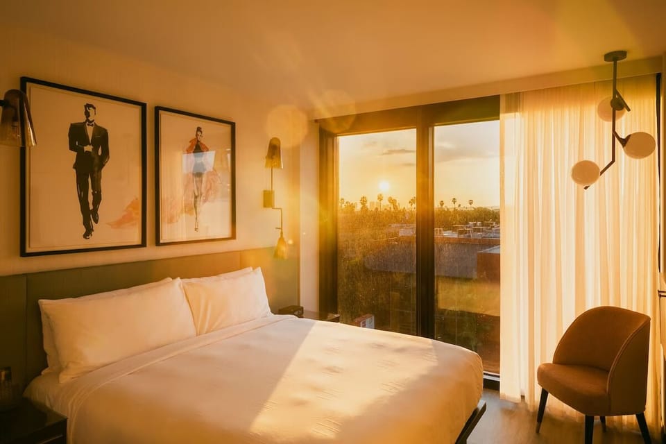 Soak in sunset glow as you drift into peaceful sleep.