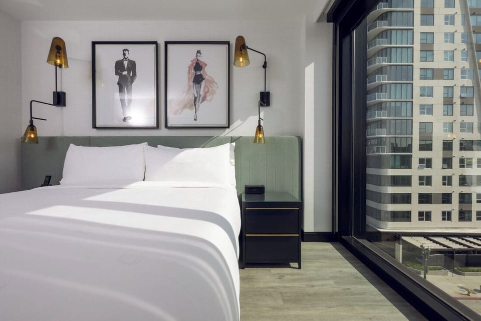 Wake up to skyline views and crisp, hotel-soft linens.