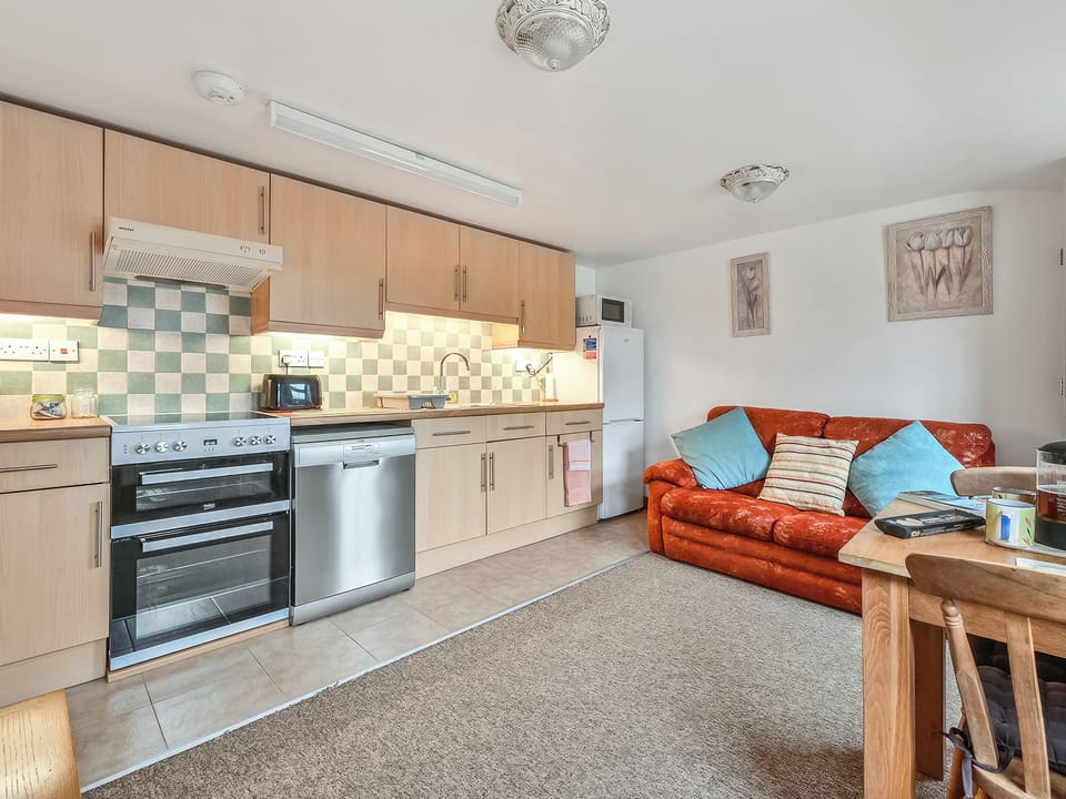 Kitchen area | Hosta House - Tor View Cottage Holidays, Trebell Green, near Bodmin