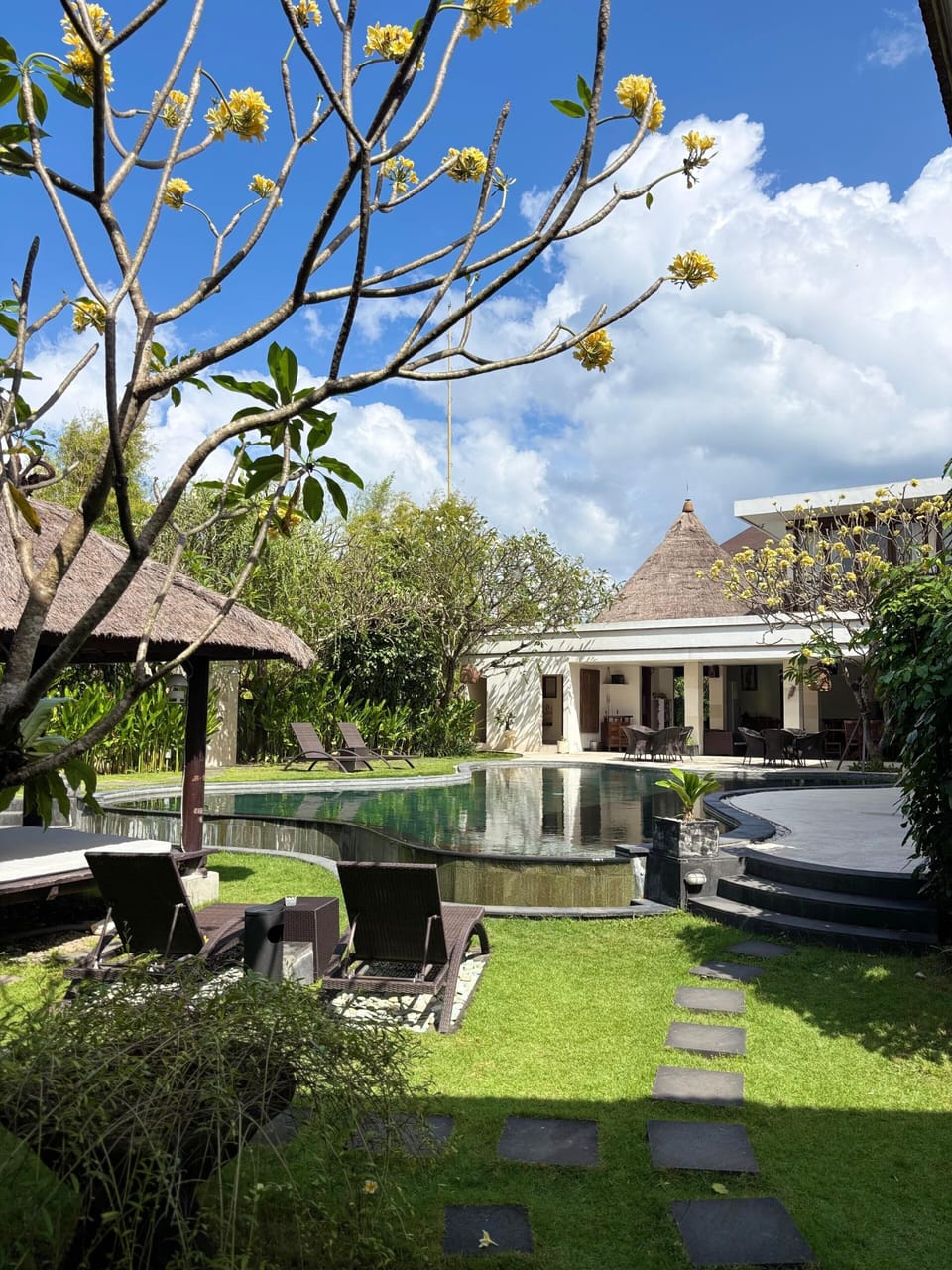 16 bedroom and pool area