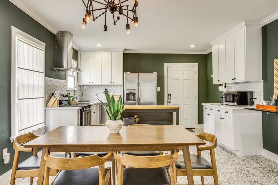 Kitchen & Dining Area | Central A/C & Heat | Cooking Basics