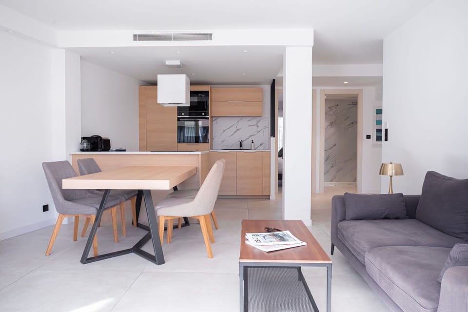 Kitchen, Living Room