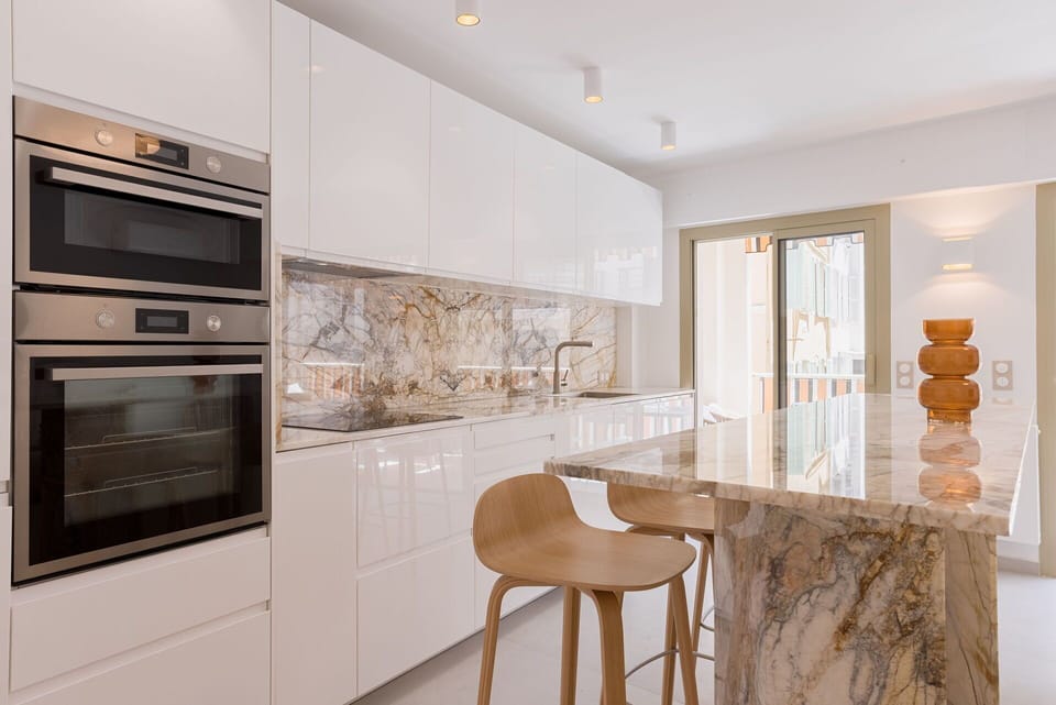 Kitchen, Living Room