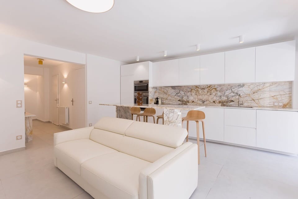 Kitchen, Living Room