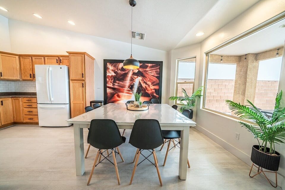Dinning Table, seats 8.