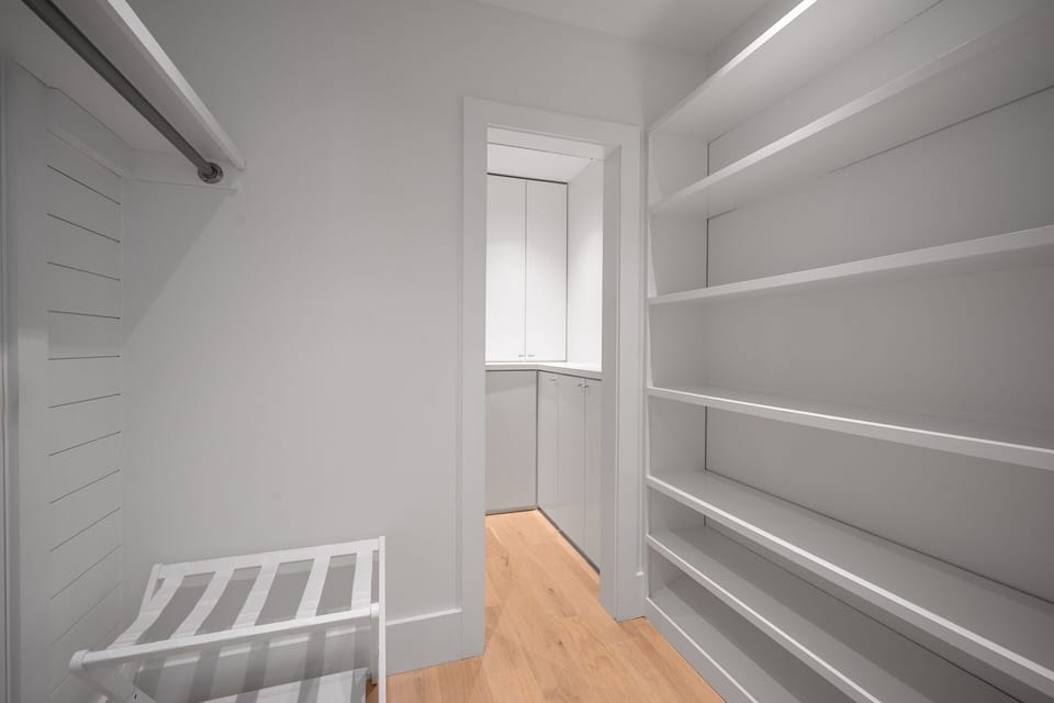 Walk-in Closet | Palms Postcard | 1006 Ocean Blvd, Dunescape 103, Isle of Palms, SC | IOP Escapes