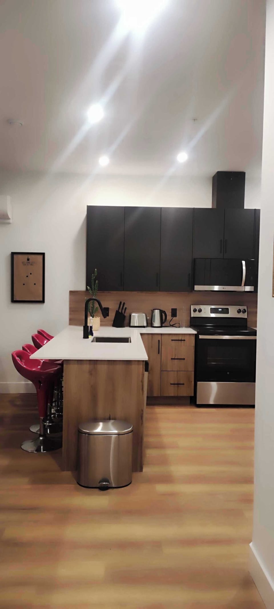 Ample room to cook, serve, and enjoy meals with loved ones.