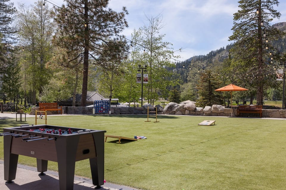 Yard outside play area