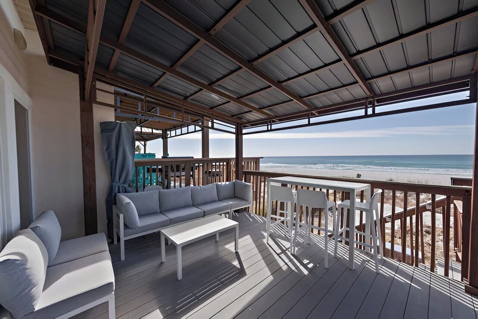 Spacious patio