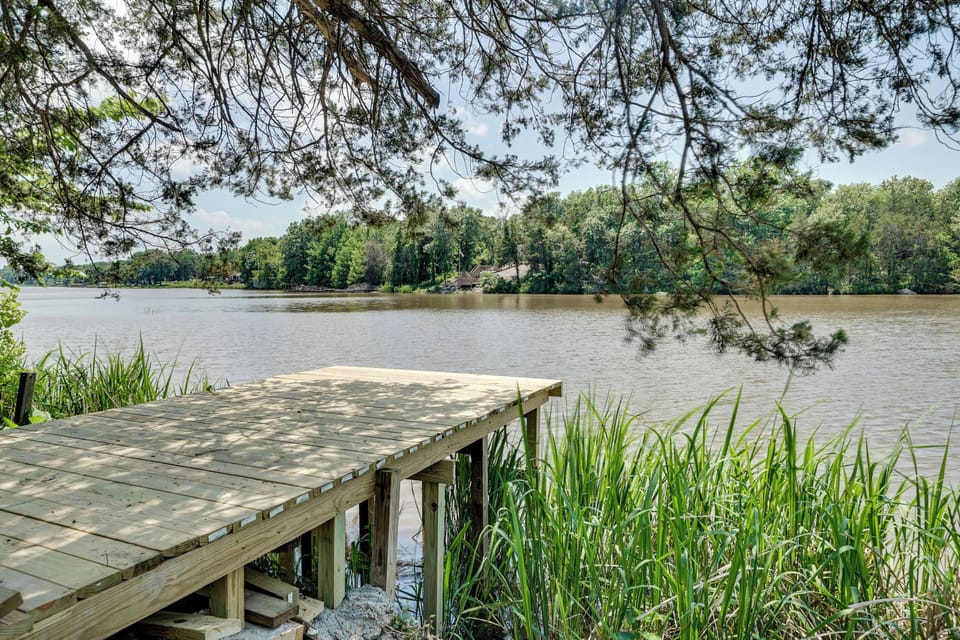 Studio Exterior | Private Dock | Lake Views & Access