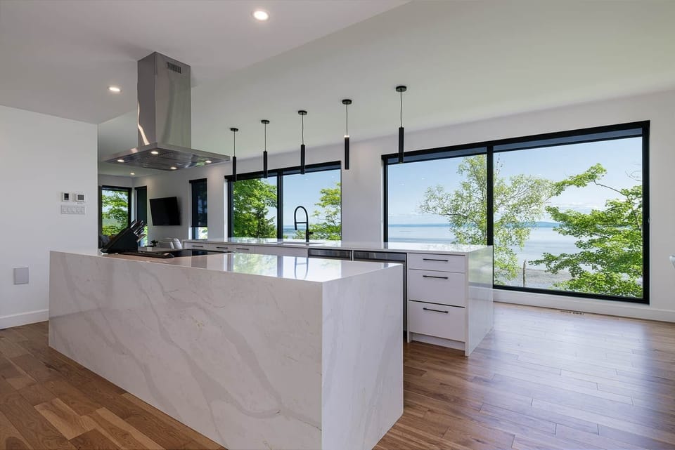 Double island kitchen