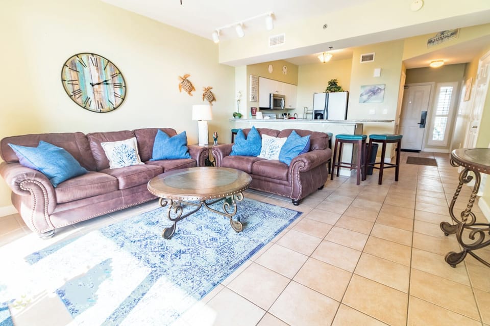 Living room with sleeper sofa