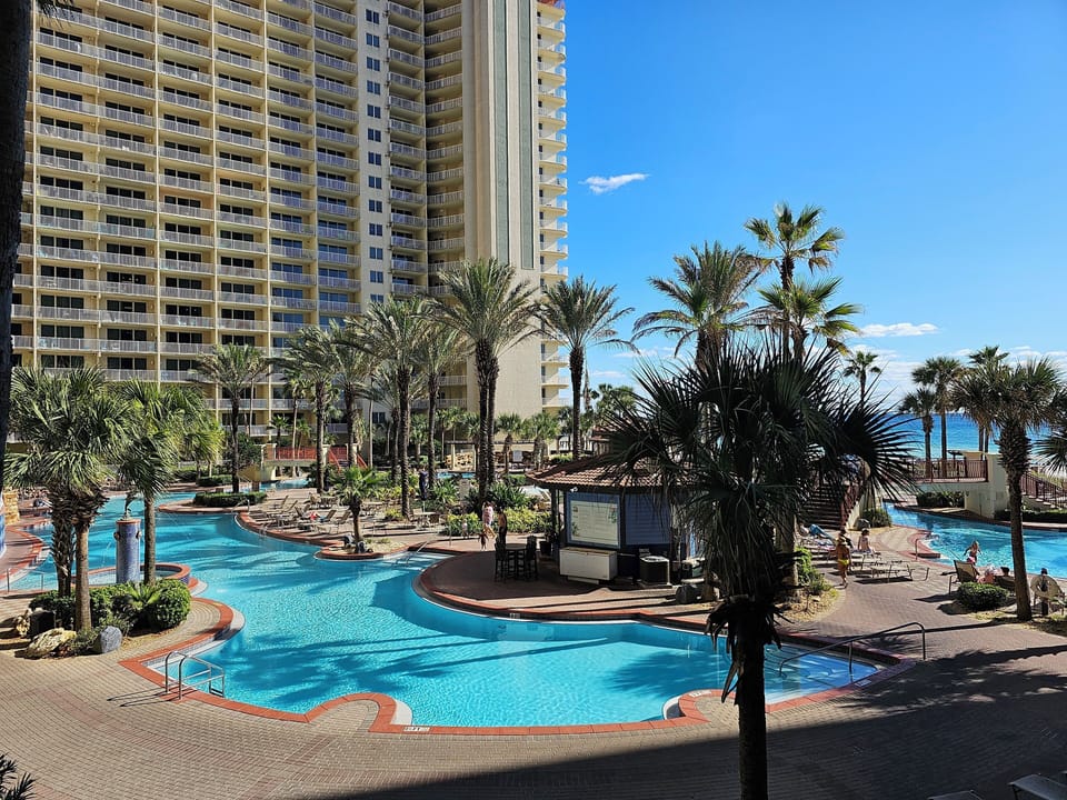 AMENITY FEE NOT INCLUDED WITH RENTAL!!- 1 BEDROOM $85, 2 BEDROOM $100, 3 BEDROOM $115 THIS AMENITY FEE IS PAID DIRECTLY TO SHORES OF PANAMA AND COVERS YOUR PARKING AND WRISTBANDS!!