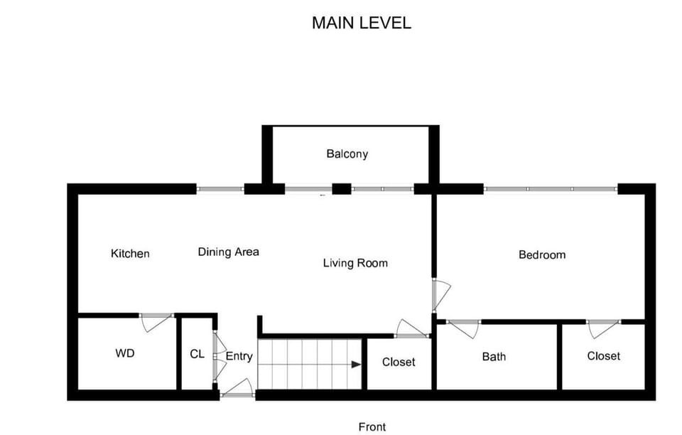 Main level layout