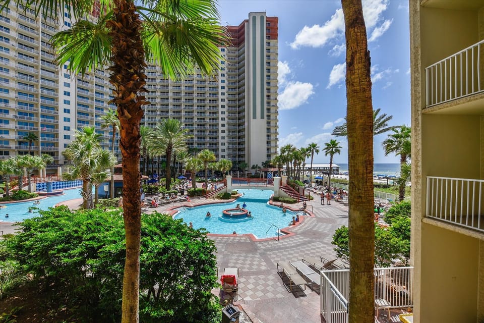 AMENITY FEE NOT INCLUDED WITH RENTAL!!- 1 BEDROOM $85, 2 BEDROOM $100, 3 BEDROOM $115 THIS AMENITY FEE IS PAID DIRECTLY TO SHORES OF PANAMA AND COVERS YOUR PARKING AND WRISTBANDS!!