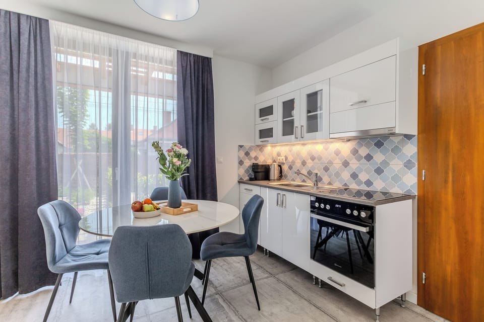 Kitchen and dining area