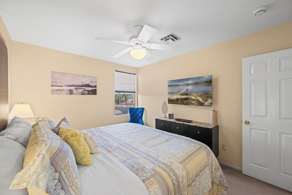 Roomy and comfortable with plenty of natural light.
