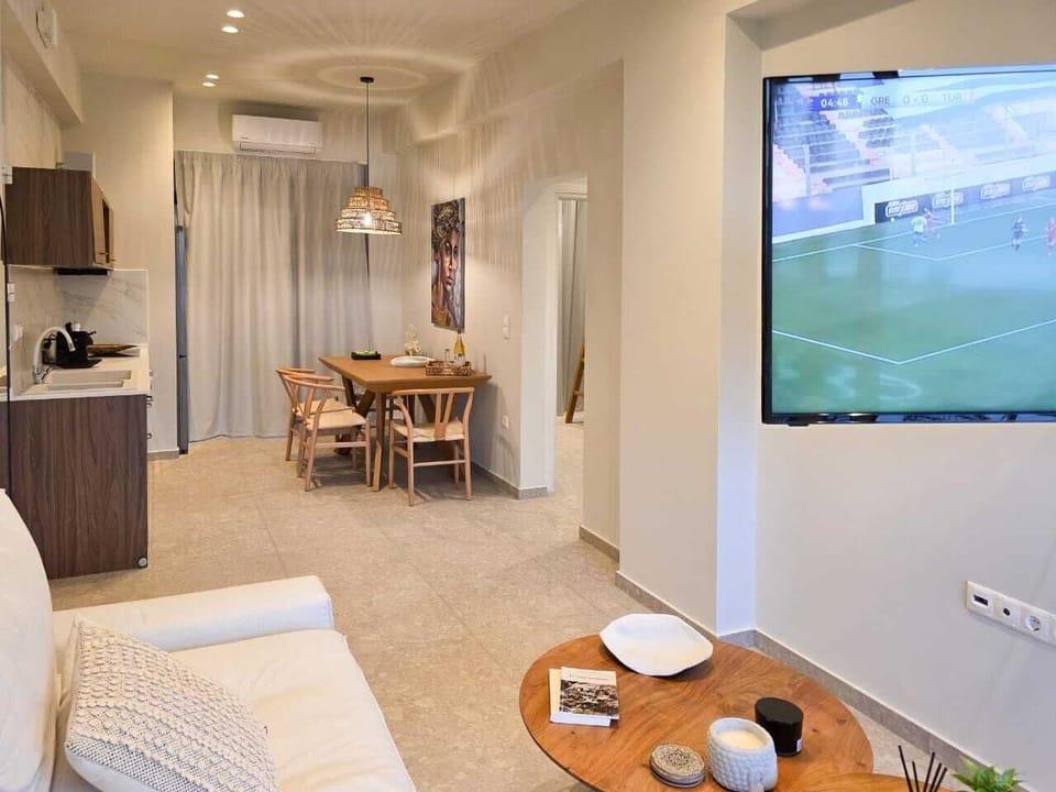 Luxury Villa, Beach View | Living area | Flat-screen TV